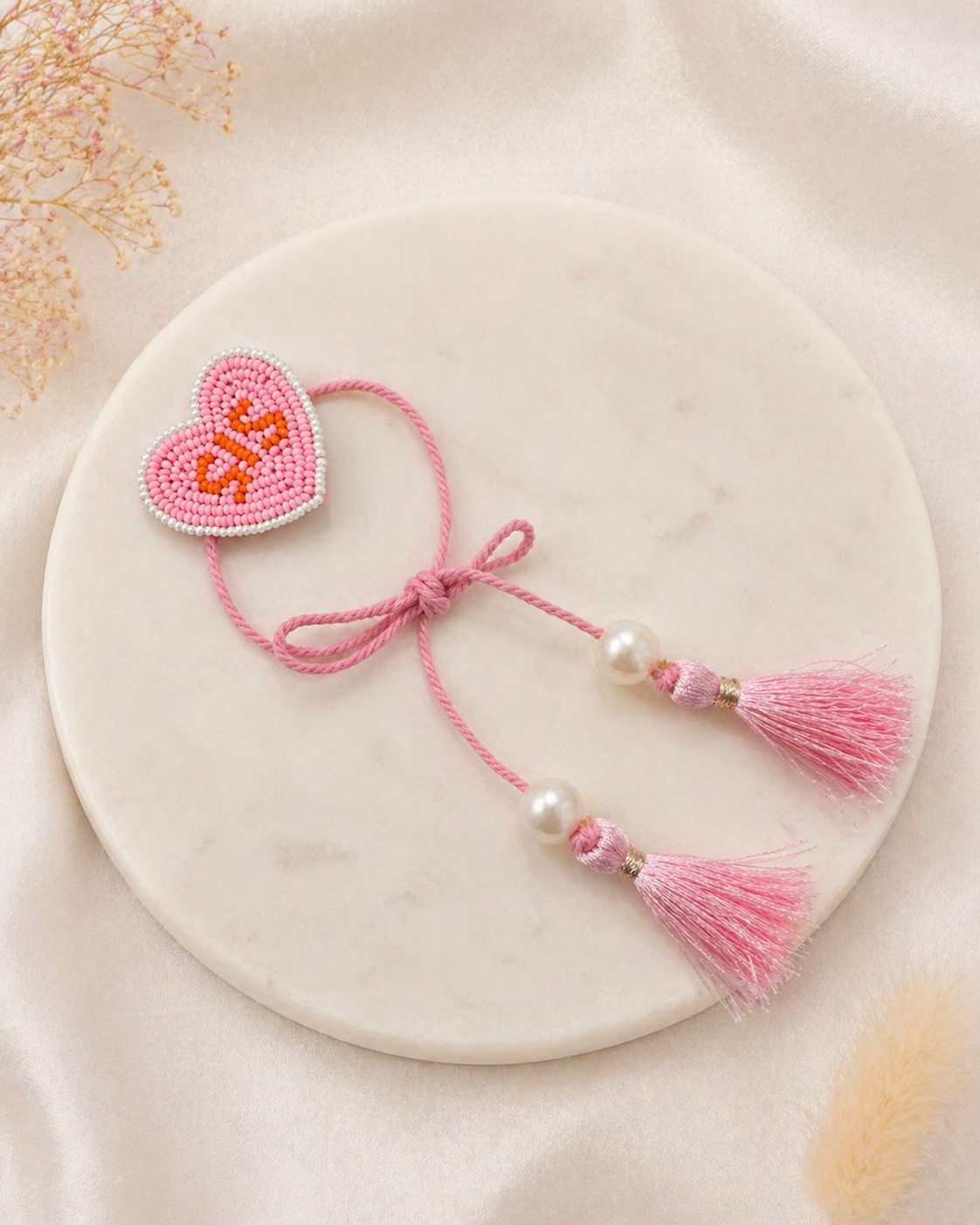 Beadwork Sis Bracelet With Tassel