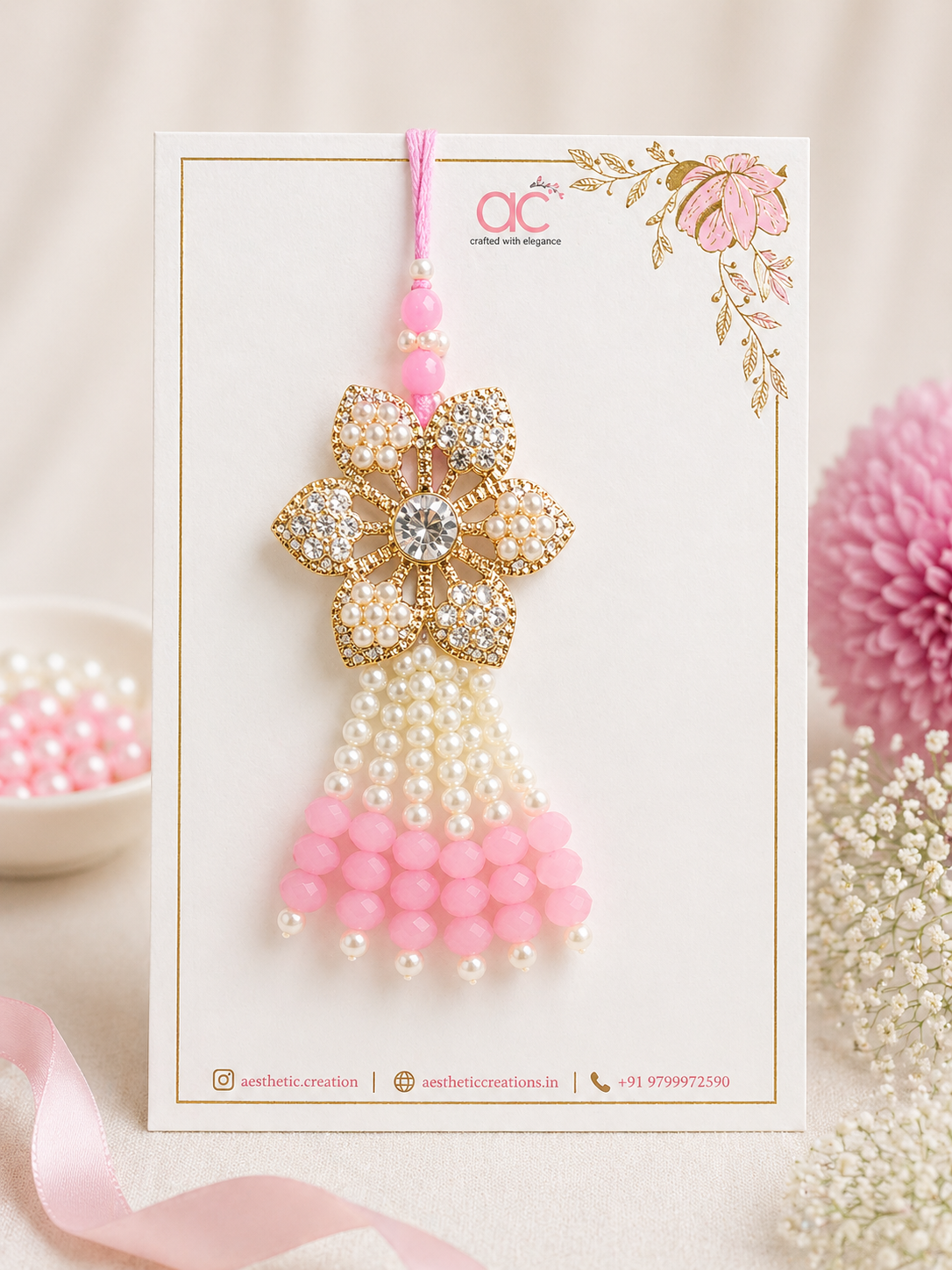 Stone Flower And Tassel Lumba