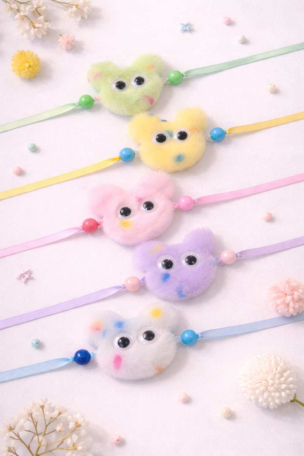 Fluffy Buddy Rakhi (Random Colour)