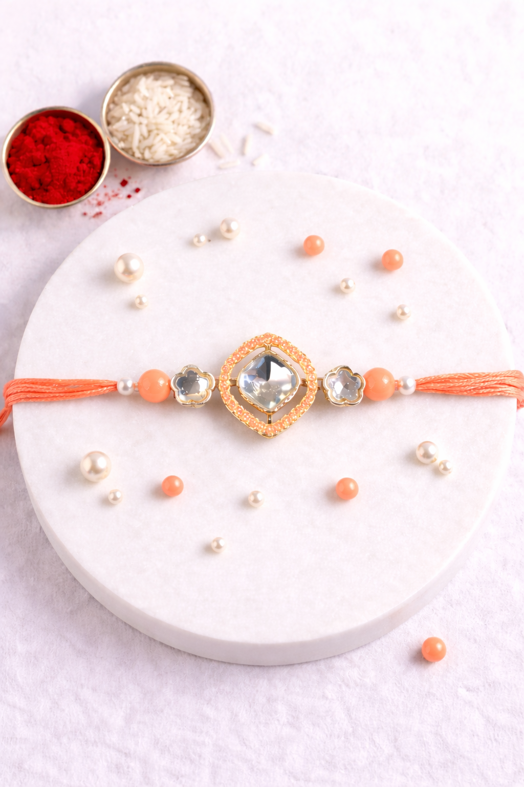 Colour Kundan Rakhi