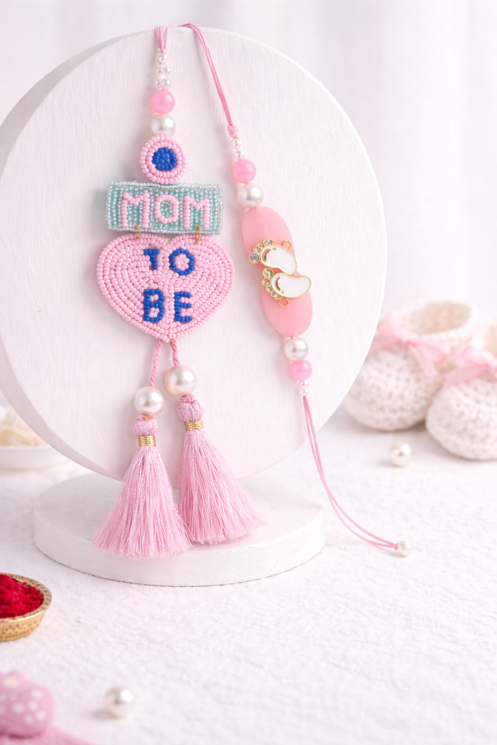 Premium Mom To Be Rakhi Pair