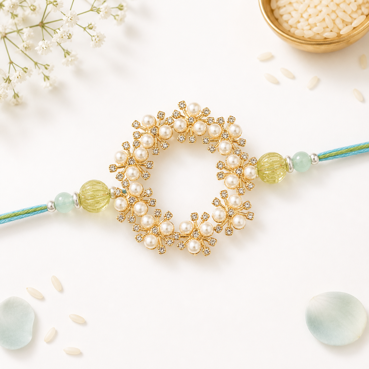 Premium Stone Ring Rakhi
