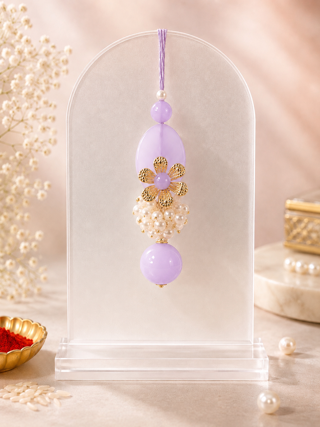 Stone And Tassel Drop Lumba