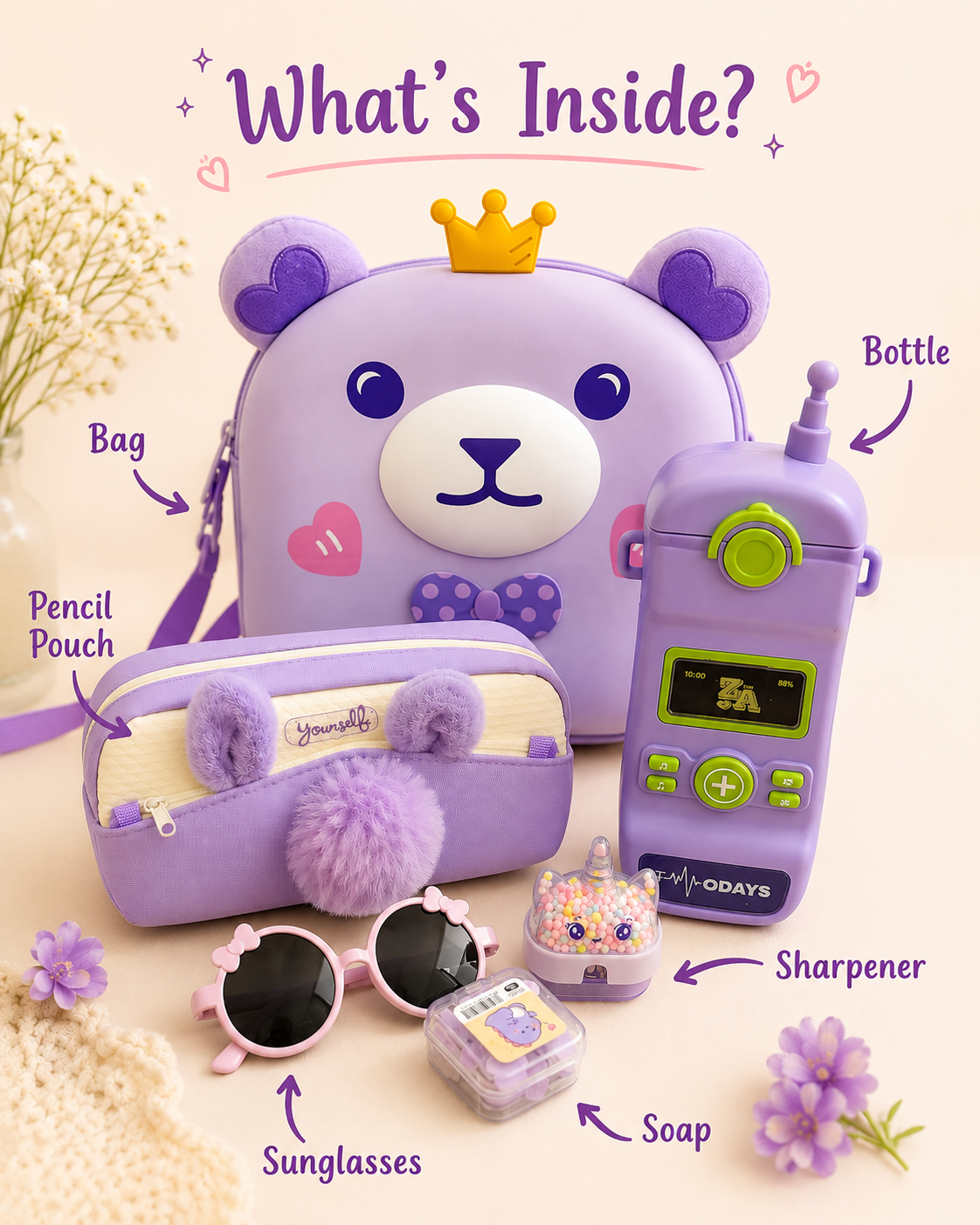 Lilac Dream Kids Utility Hamper