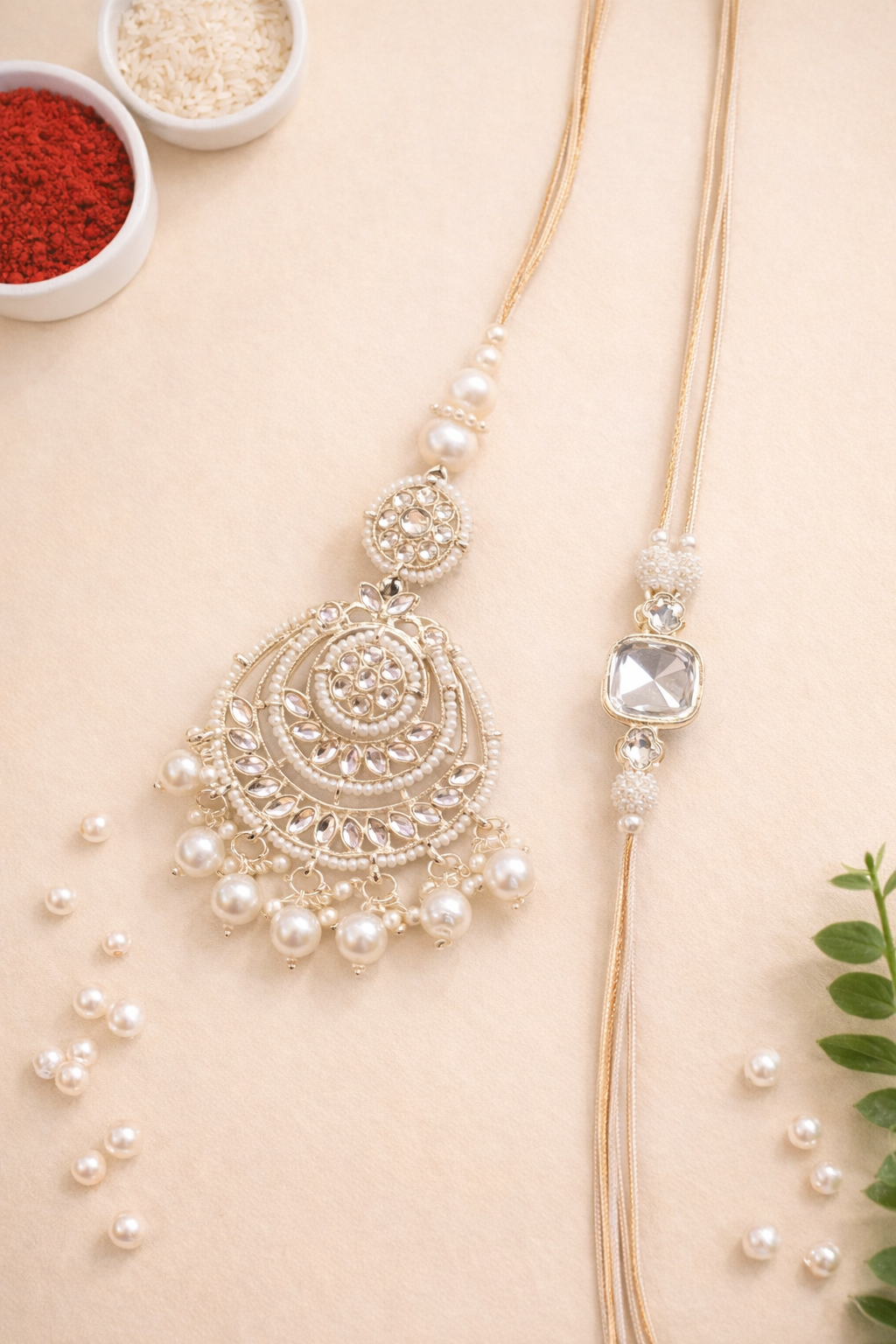 Royal Kundan Meena Bhaiya Bhabhi Rakhi