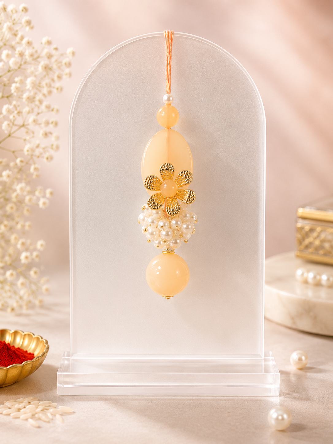 Stone And Tassel Drop Lumba
