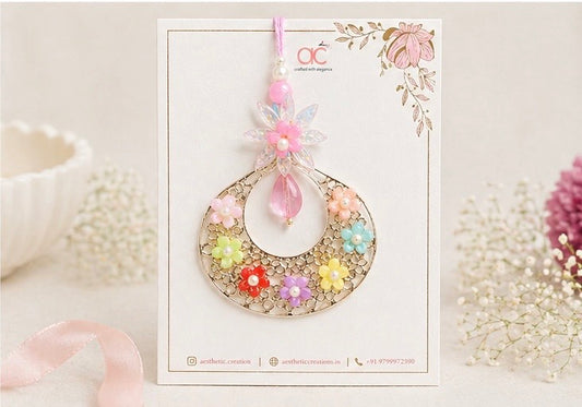 Multicolor Drop Flower Lumba