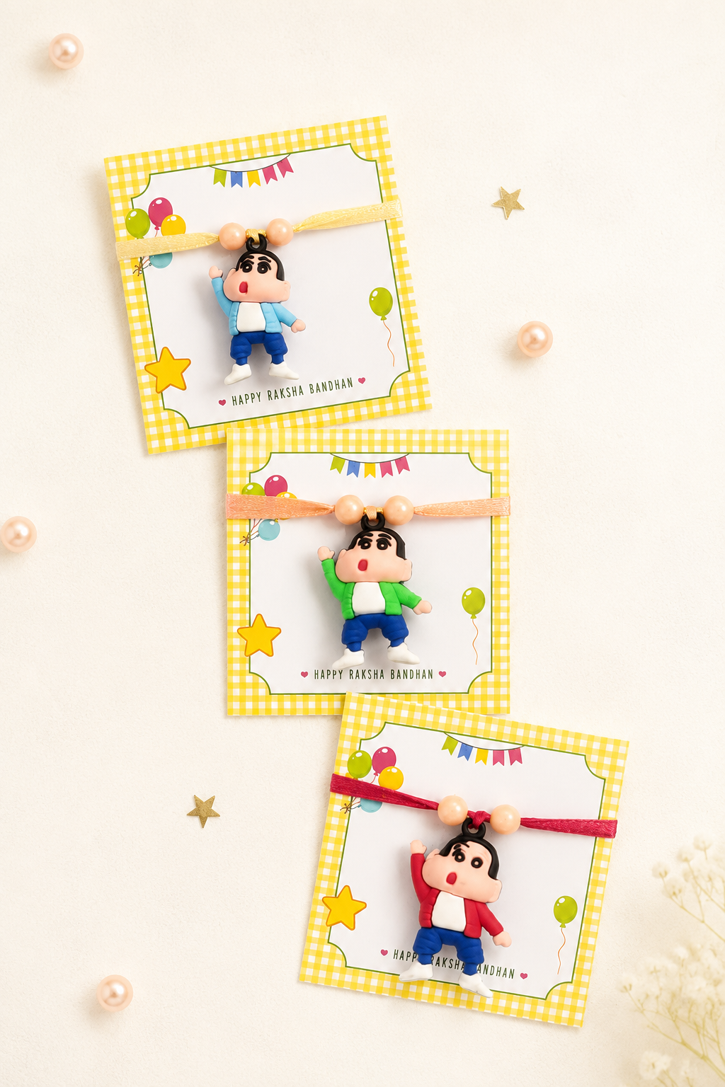 Cute Shin Chan Rakhi (Random Colour)