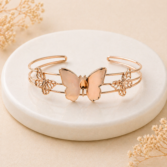 Butterfly Bangle Bracelet