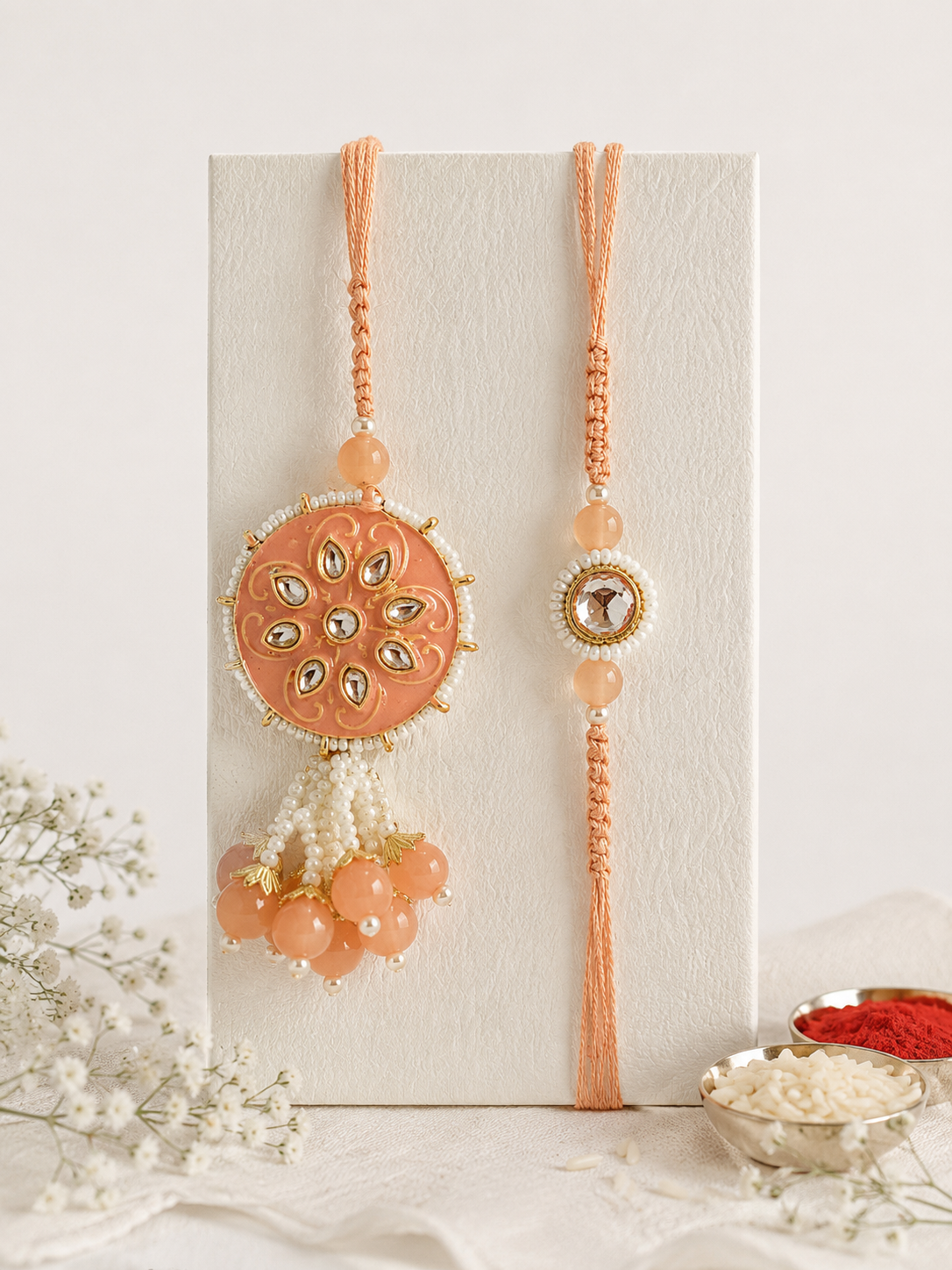Elegant Kundan Pair With Tassel