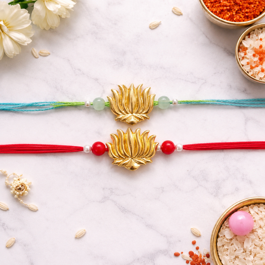 Big Lotus Rakhi