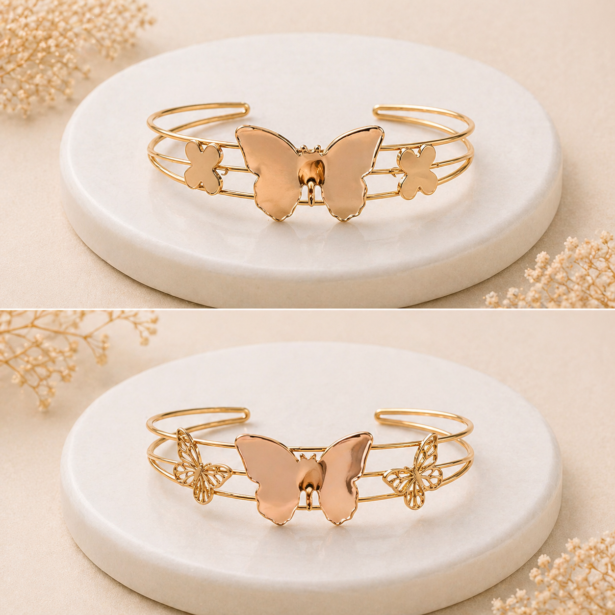 Butterfly Bangle Bracelet