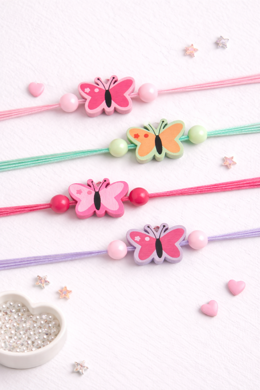 Colorful Butterfly Rakhi (Random Colour)
