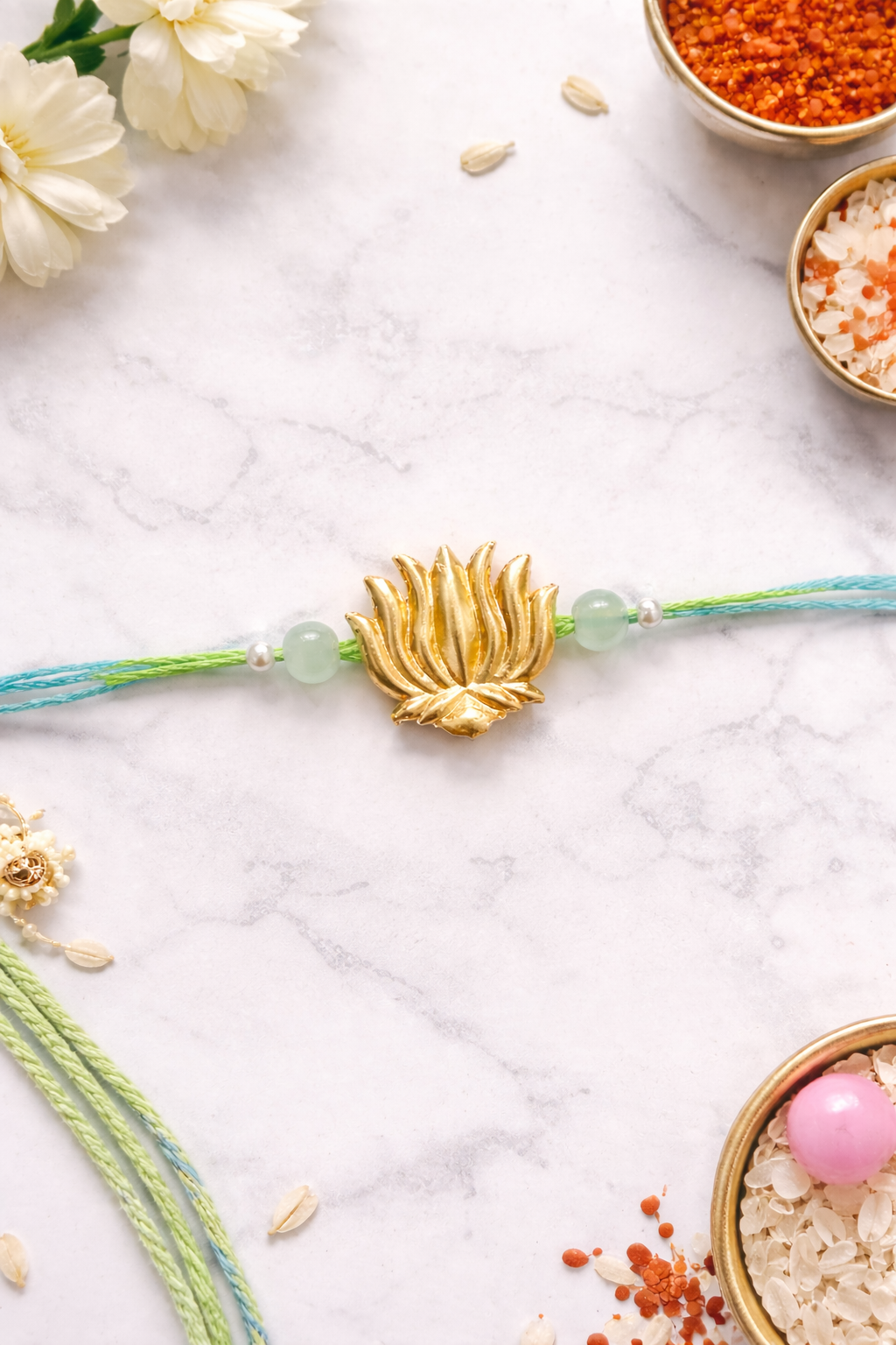 Big Lotus Rakhi