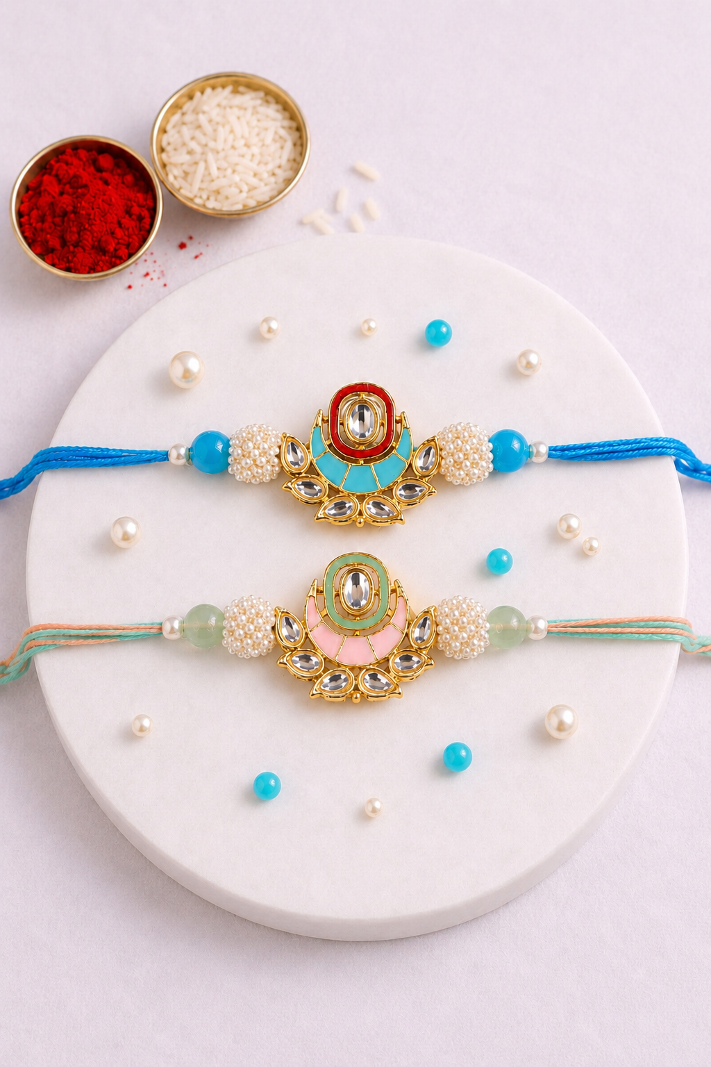 Royal Kundan Rakhi