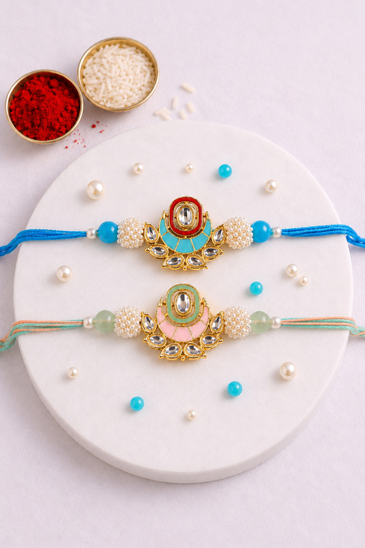 Royal Kundan Rakhi