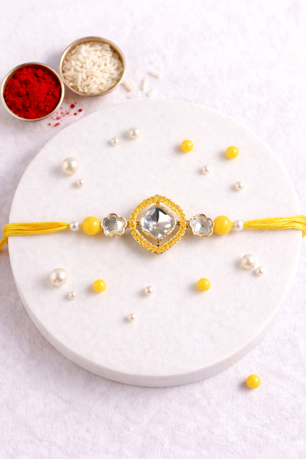 Colour Kundan Rakhi