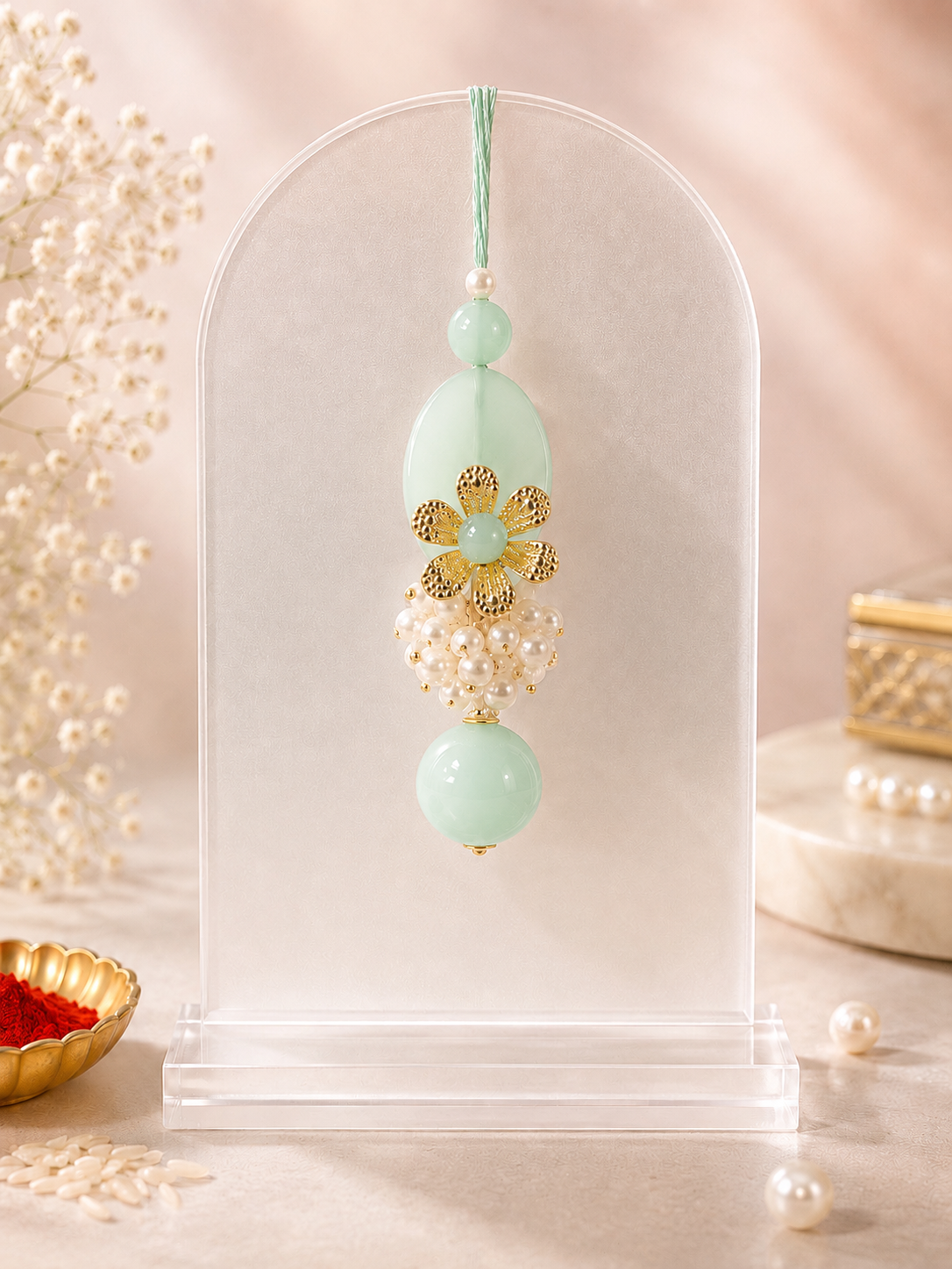 Stone And Tassel Drop Lumba