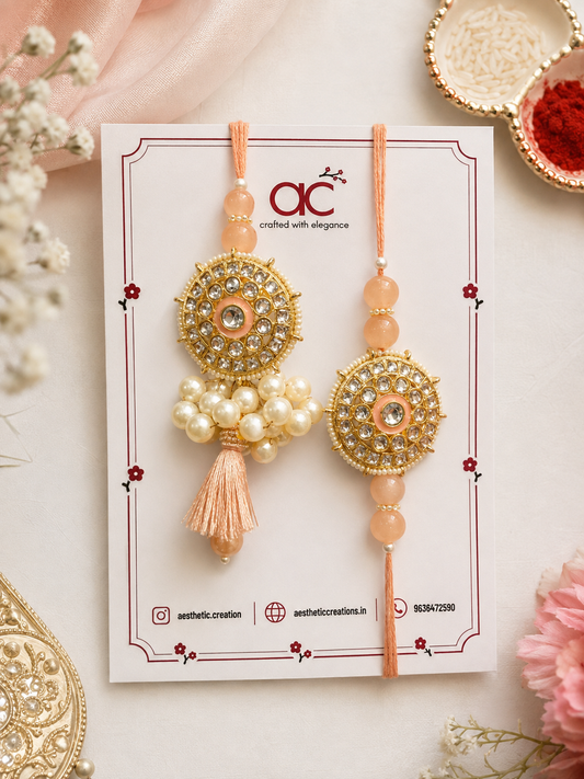 Royal Kundan Meena Pair